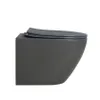 WEBO Odin WC sospeso Gun Metal senza bordo con sedile WC - Anteprima dell’immagine prodotto 2