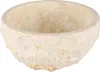 A close-up, slightly angled view of a beige marble basin. Náhled obrázku produktu