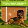 Outentin Hundehütte Outdoor Winterfest für Große Hunde – Produktbild-Vorschau 5