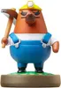 A figurine of a mole character wearing overalls and a hard hat, holding a pickaxe. Produktbild-Vorschau