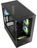 Sharkoon CASE M-ATX Curve Glass Panel 2x U3 1x Type-C TRRS Voir les images du produit 2