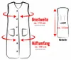 Damenkittel Kittel Schürze Hauskleid ohne Arm Baumwolle Produktbild-Vorschau 6