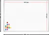 Whiteboard Magnettafel 70x50cm Mit Stiftablage und 12 Produktbild-Vorschau 2