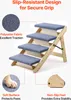 Schody dla psów VEVOR 630 x 470 x 490 mm, 4-stopniowe Podgląd zdjęcia produktu 4