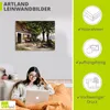ARTland Leinwandbild Hühner auf dem Hof Größe: 80x60 cm Produktbild-Vorschau 3