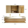 Badkamer set met dubbele wasbak van gesinterd materiaal, Productafbeelding-voorbeeld 6