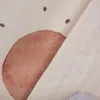 SCHÖNER LEBEN. Tischdecke weiß mit Kreisen Aquarell-Tupfen Produktbild-Vorschau 5