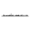 Wallity, Dubai Skyline, Wanddeko, Schwarz, Metall, 120 x 13 Produktbild-Vorschau 4