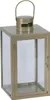 2tlg Metall Laternen Set Olivegrün Gartenlaterne Windlicht ca.H34/47cm Produktbild-Vorschau