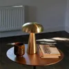 LED Akku Pilz-Tischleuchte gold Metall Dimmbar Kabellos USB Produktbild-Vorschau 9
