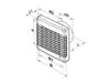 Dalap LVZW 100 axiální ventilátor s žaluziovou klapkou, Náhled obrázku produktu 3