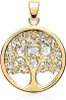 Anhänger mit Lebensbaum-Motiv aus 333er Gold, Produktbild-Vorschau 1