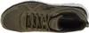 A top-down view of a single olive and black sneaker. Produktbild-Vorschau
