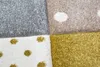 Kinderzimmer Spiel Teppich Herz Stern Punkte Design gold Produktbild-Vorschau 4