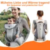 Babytrage für Neugeborene ab Geburt, ergonomische Babytrage Produktbild-Vorschau 7