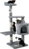 A multi-level cat tree with several cats on it, against a white background. Produktbild-Vorschau