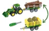 John Deere Traktor mit Holz u. Heuwagen Produktbild-Vorschau 17
