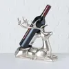 Flaschenständer Flaschenhalter Hirsch Metall Silberfarben_Natur24 Produktbild-Vorschau