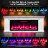 HOMAVO 50 pollici Camino elettrico con mobile 1000/2000 W Anteprima dell’immagine prodotto 8