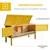 PawHut: gabbia per conigli in legno con tetto apribile e 2 Anteprima dell’immagine prodotto 7