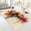 TT Home Wohnzimmer Teppich Bunt Kurzflor Soft Modern Produktbild-Vorschau 1