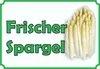 Verkaufsschild Schild Spargel A6 (105x148mm) Produktbild-Vorschau 1