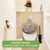 banjado Design WC Sitz Bambus Absenkautomatik -Alte Planken Produktbild-Vorschau 4