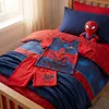 Marvel Spiderman Jungen Schlafanzug Pyjama Shirt Shorts - Produktbild-Vorschau 3