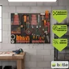 Tablica warsztatowa botle® 80x60 cm metalowa + kpl 22 Podgląd zdjęcia produktu 5