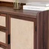CALICOSY -  Sideboard Nussbaumdekor 2 Türen 3 Schubladen Produktbild-Vorschau 7