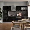 Cucina componibile Vicco R-Line Nero lucido 300 cm con Anteprima dell’immagine prodotto 5