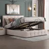 Boxspringbed 140x200 cm met hydraulische opbergruimte, Productafbeelding-voorbeeld 9