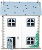 PLAYTIVE Holz Puppenhaus Cabinet 3 Etagen blau Spielzeug Produktbild-Vorschau 3