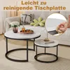 okwish 2-in-1-Couchtisch Tischplatte in Marmoroptik, Produktbild-Vorschau 8