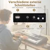 COSTWAY Keyboard Piano 54 klávesov, digitálne piano s 200 Náhľad obrázku produktu 7