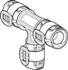 Geberit GE FlowFit, T-Stück, reduziert, PPSU, d16 x 20 x Produktbild-Vorschau 3