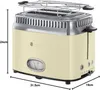 Russell Hobbs 21682-56 Toaster 2 Scheibe(n) 1300 W Sand Produktbild-Vorschau 25
