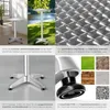 Collage of images showing a bar table, its details, and various surface textures. Produktbild-Vorschau