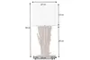 riess-ambiente Design Tischlampe EUPHORIA 60cm natur weiß Produktbild-Vorschau 13
