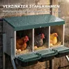 PawHut Hniezdo pre sliepky, rozkladacie hniezdo s vetracími Náhľad obrázku produktu 6