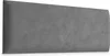 A gray upholstered headboard panel is shown against a white background. Produktbild-Vorschau
