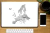 MuchoWow® Laptop Aufkleber Sticker Cover Europa-Karte in Produktbild-Vorschau 2