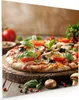 Küchenrückwand Spritzschutz Glas mit Motiv Pizza im Produktbild-Vorschau 1