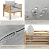 Fauteuil de jardin Boka, bois lasuré, supporte env. 120 kg Voir les images du produit 5