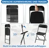 6er Set Klappstühle aus Kunststoff - Extrem Flach (nur Produktbild-Vorschau 3