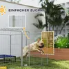 PawHut, ohrádka pro štěňata, výška 80 cm, 8 dílů, ocelová Náhled obrázku produktu 5