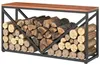 Outsunny 2-in-1 Kaminholzregal für innen 98 x 28 x 50 cm Produktbild-Vorschau 1