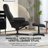 HOMCOM Relaxsessel mit Hocker, Fernsehsessel mit Produktbild-Vorschau 4