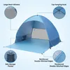 Tenda da Spiaggia Pop Up Automatica 2-3 Persone, Montaggio Anteprima dell’immagine prodotto 4