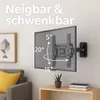 Universelle Schwenk- & Neigbare TV-Wandhalterung – 13 bis Produktbild-Vorschau 3
